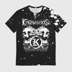 Мужская футболка 3D Кукрыниксы черепа