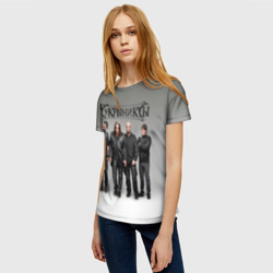 Женская футболка 3D Кукрыниксы рок группа - фото 2