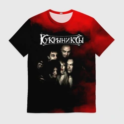 Мужская футболка 3D Группа Кукрыниксы