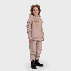 Детский костюм хлопок Oversize Листья - фото 2