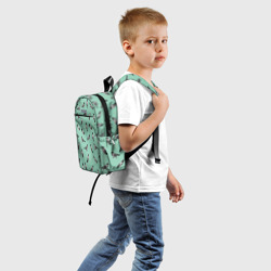 Детский рюкзак 3D Голуби на зеленом - фото 2