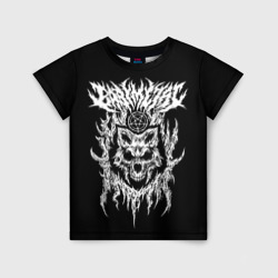 Детская футболка 3D Baby Metal Wolf