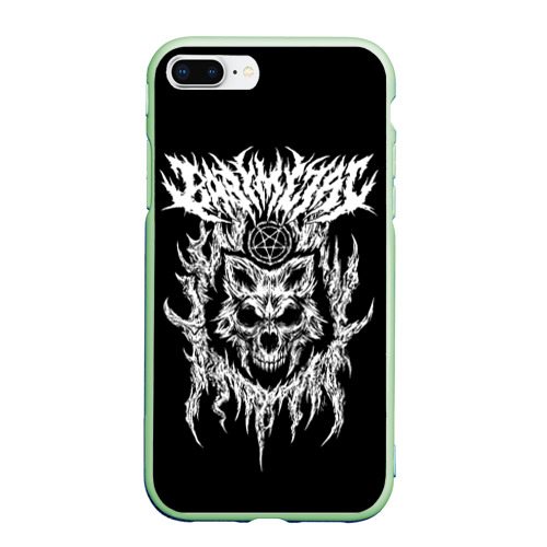 Чехол для iPhone 7Plus/8 Plus матовый Baby Metal Wolf, цвет салатовый