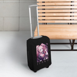 Чехол для чемодана 3D Джунко Эношима в квадрате - фото 2