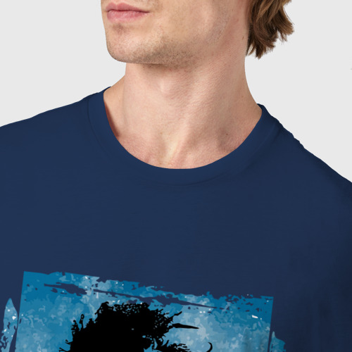 Мужская футболка хлопок Диего - Аргентина, цвет темно-синий - фото 6