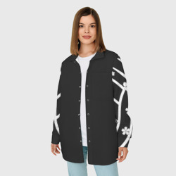 Женская рубашка oversize 3D Кавараги Сенджу Брахма - фото 2