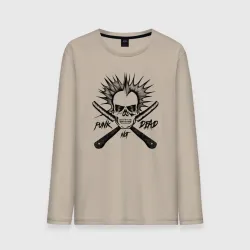 Мужской лонгслив хлопок КиШ Punk not Dead