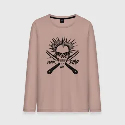 Мужской лонгслив хлопок КиШ Punk not Dead
