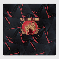 Магнитный плакат 3Х3 Muay thai fighter