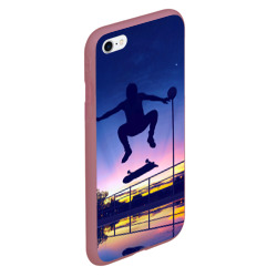Чехол для iPhone 6/6S матовый Skateboarding - фото 2
