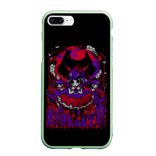 Чехол для iPhone 7Plus/8 Plus матовый Trio Babymetal, цвет салатовый