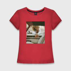 Anikv – Женская футболка хлопок Slim с принтом купить
