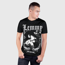 Мужская футболка 3D Slim RIP Lemmy - фото 2