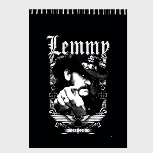 Скетчбук RIP Lemmy, цвет белый
