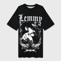 Платье-футболка 3D RIP Lemmy