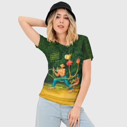 Женская футболка 3D Slim Мумий Тролль – Лира - фото 2