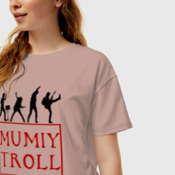 Женская футболка хлопок Oversize Mumiy Troll Мумий Тролль - фото 2