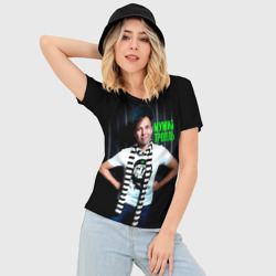 Женская футболка 3D Slim Илья Лагутенко - Мумий Тролль - фото 2