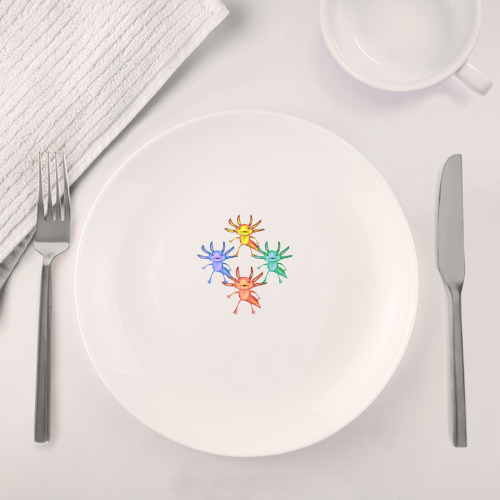 Набор: тарелка + кружка Аксолотль квартет - фото 4