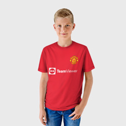 Детская футболка 3D Роналду Манчестер Юнайтед - фото 2