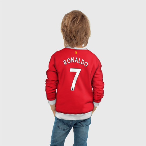 Детский свитшот 3D Роналду Манчестер Юнайтед, цвет 3D печать - фото 6