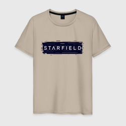Мужская футболка хлопок Старфилд - Глитч