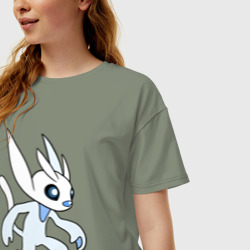 Женская футболка хлопок Oversize Ori - фото 2