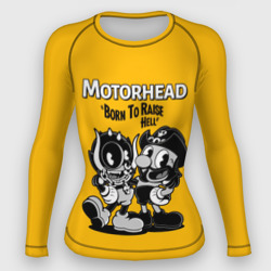 Женский рашгард 3D Motorhead x Cuphead