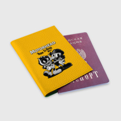 Обложка для паспорта матовая кожа Motorhead x Cuphead - фото 2