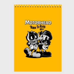 Скетчбук Motorhead x Cuphead