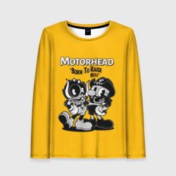 Женский лонгслив 3D Motorhead x Cuphead