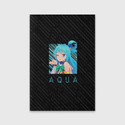 Обложка для паспорта матовая кожа Аква  | Aqua Коносуба | KonoSuba