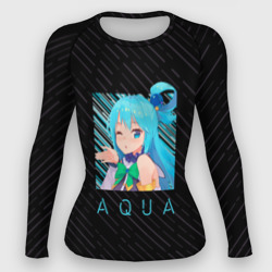 Женский рашгард 3D Аква Aqua Коносуба KonoSuba