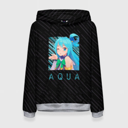 Женская толстовка 3D Аква Aqua Коносуба KonoSuba