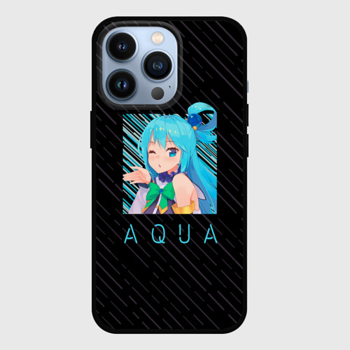 Чехол для iPhone 13 Pro Аква Aqua Коносуба KonoSuba, цвет черный