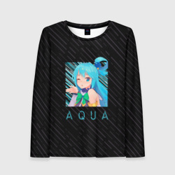 Женский лонгслив 3D Аква Aqua Коносуба KonoSuba