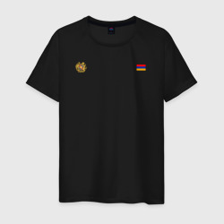 Армения. Символика – Мужская футболка хлопок с принтом купить со скидкой в -20%
