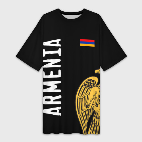 Платье-футболка 3D Armenia, цвет 3D печать