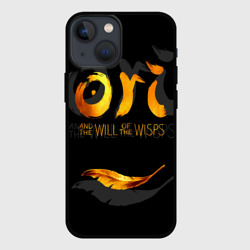 Чехол для iPhone 13 mini Ori and the Will of the Wisps - золотое перо
