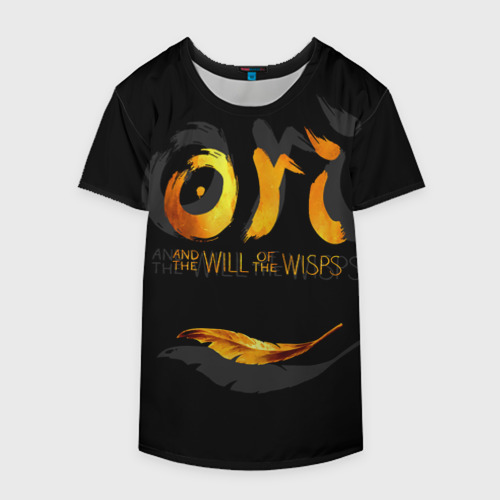 Накидка на куртку 3D Ori and the Will of the Wisps - золотое перо, цвет 3D печать - фото 4