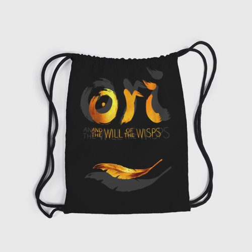 Рюкзак-мешок 3D Ori and the Will of the Wisps - золотое перо - фото 6