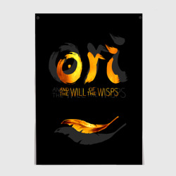 Постер Ori and the Will of the Wisps - золотое перо