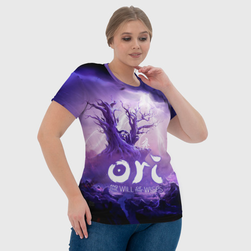 Женская футболка 3D с принтом Ori and the Will of the Wisps, фото #4