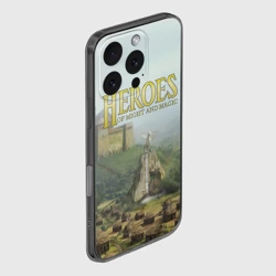 Чехол для iPhone 16 Pro силиконовый с защитой камеры Оплот Heroes of Might and Magic 3 - фото 2