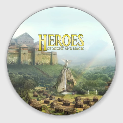 Круглый коврик для мышки Оплот Heroes of Might and Magic 3