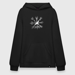 Худи SuperOversize хлопок Vegvisir руны runes