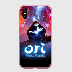 Чехол для iPhone XS Max матовый Ori and the Will of the Wisps - вулкан
