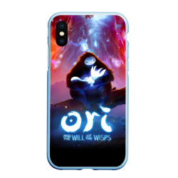 Чехол для iPhone XS Max матовый Ori and the Will of the Wisps - вулкан
