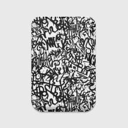 Картхолдер Magsafe магнитный Graffiti black on white