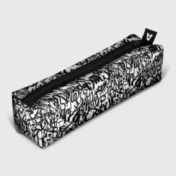 Пенал школьный 3D Graffiti black on white